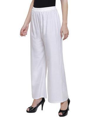 1 Pc Women's Stitched Cotton Jersey Plain Palazzo