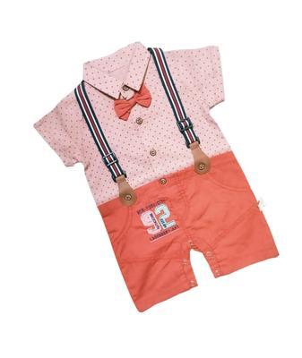 Baby Boy's Cotton Romper Set