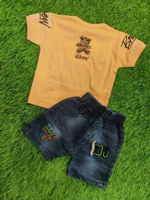 Baby Girl's Blended Shirt And Short Set