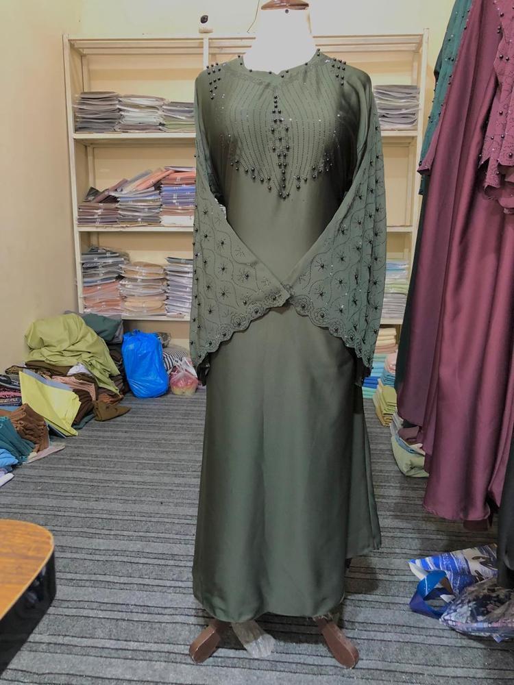 Nida Embroidered Full Abaya