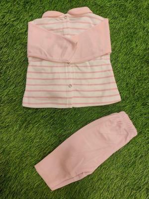 Baby Girl Velvet Printed Shirt And Trouser Set