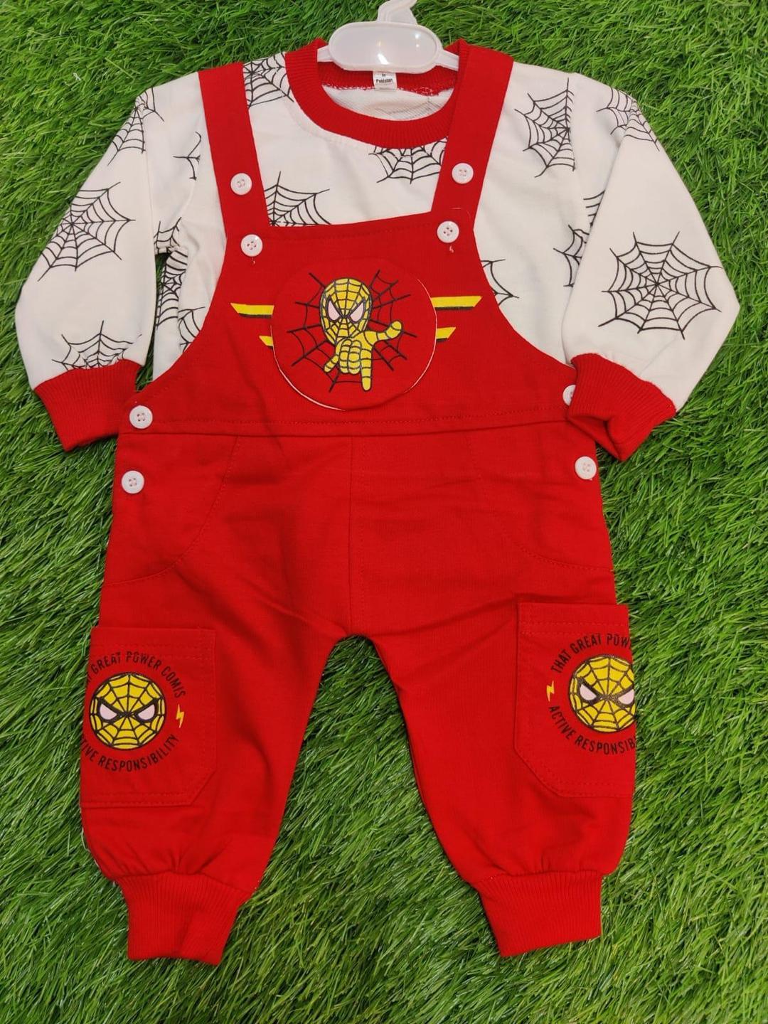 Unisex Cotton Printed Romper Set