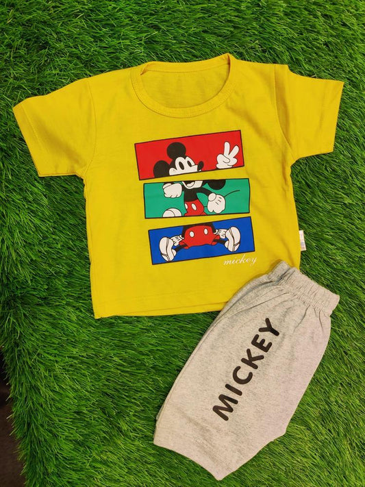 Baby Boy's Blended T-Shirt And Knicker Set