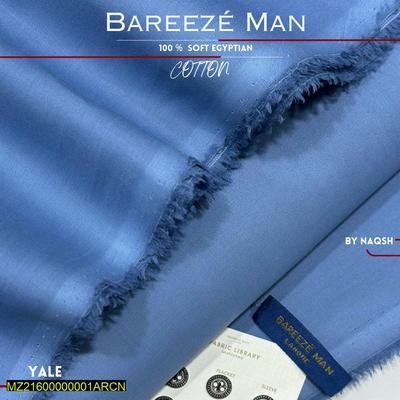 Men's Unstitched Cotton Plain Suit