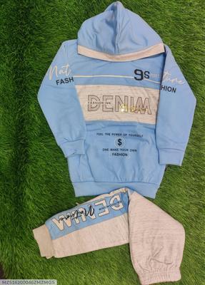 Baby Girl Fleece Hoodie And Trouser Set