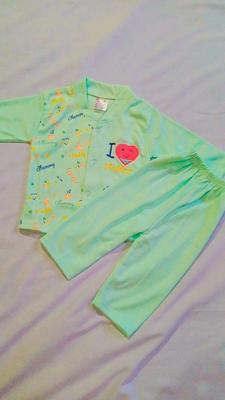 2 Pcs Kid's Stitched Fleece Printed Shirt And Trouser Set