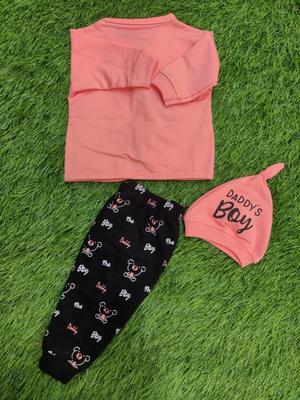 Unisex Cotton Printed Shirt And Trouser Set