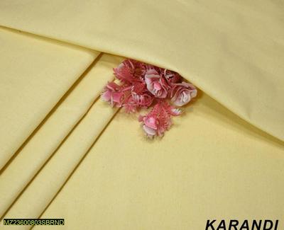 Men's Unstitched Khaddar Karandi Plain Suit