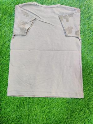 Boy's Stitched Blended Printed T-Shirt