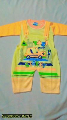 2 Pcs Kid's Stitched Fleece Printed Shirt And Trouser Set