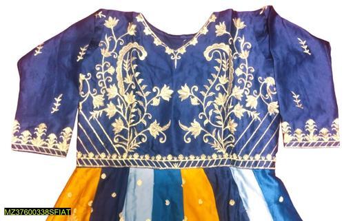 3 Pcs Women's Stitched Shamoz Silk Embroidered Suit