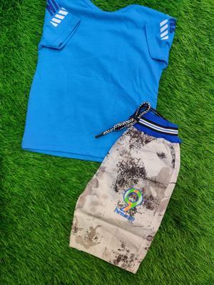 Baby Boy's Cotton T-Shirt And Knicker Set