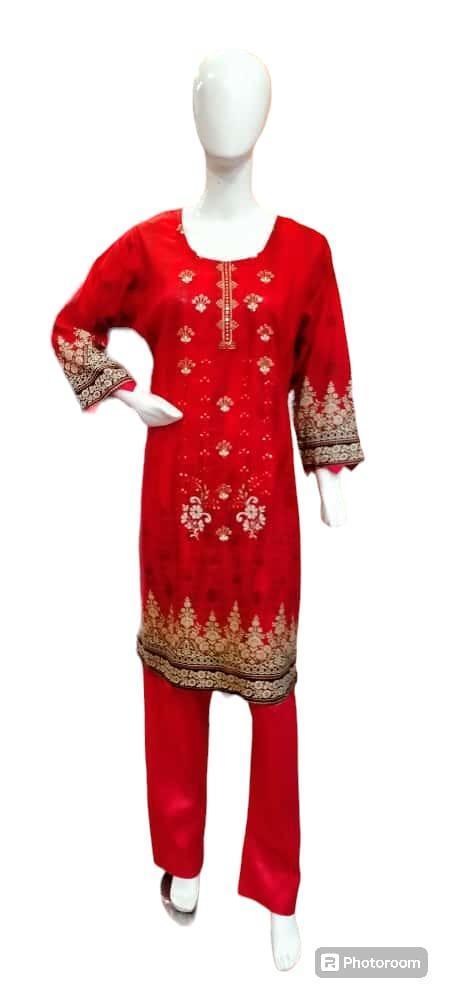 3 Pcs Women's Stitched Lawn Printed Suit