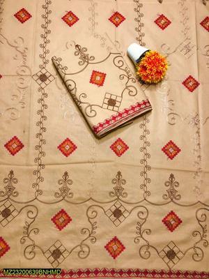 Women's Swiss Lawn Embroidered Shawl