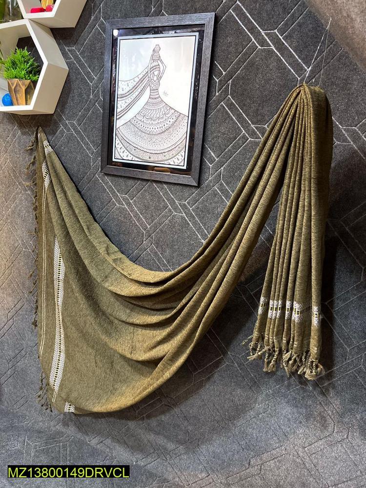 1 Pc Men's Velvet Plain Shawl