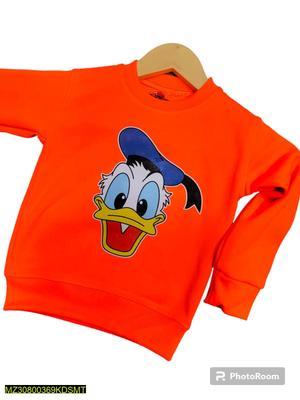 1 Pc Boy's Stitched Fleece Printed Sweatshirt