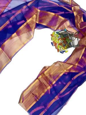 Women's Stitched Organza Plain Dupatta