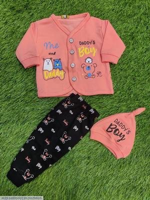 Unisex Cotton Printed Shirt And Trouser Set