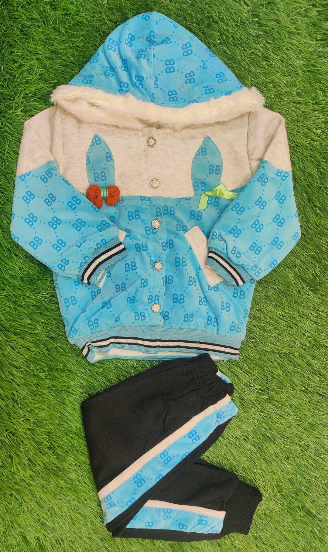 Baby Girl Hoodie & Trouser Set