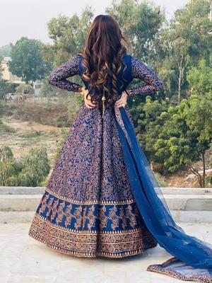 3 Pcs Women's Stitched Katan Silk Printed Suit