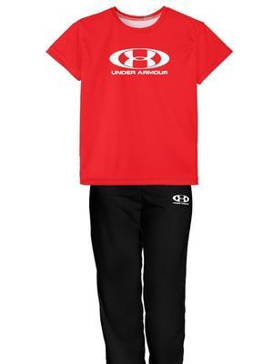 2 Pcs Boy's Jersey Printed Tracksuit