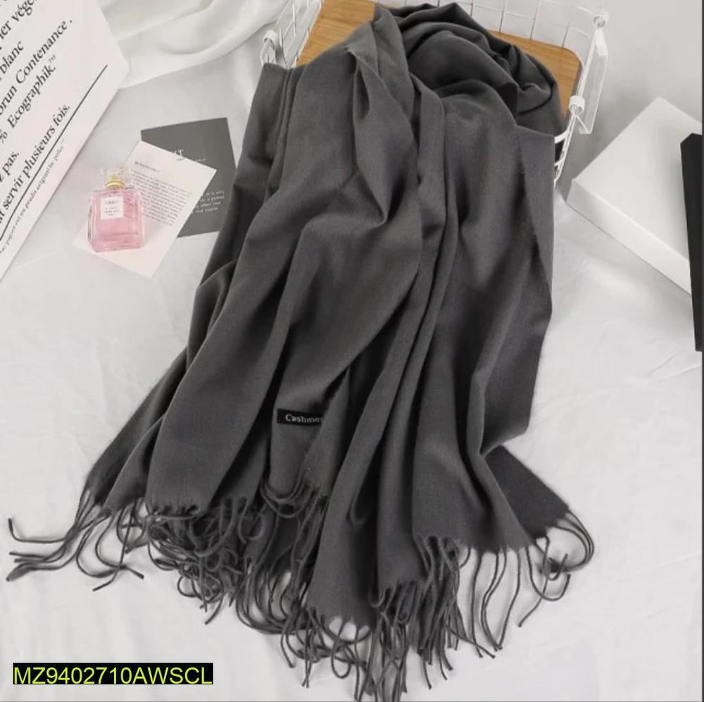 1 Pc Women's Cashmere Plain Shawl